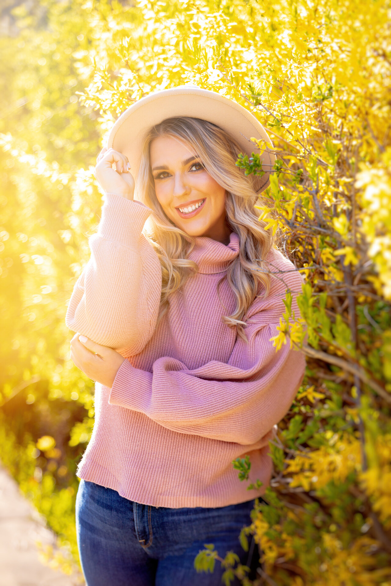 Fashion-forward personal branding portrait for entrepreneur