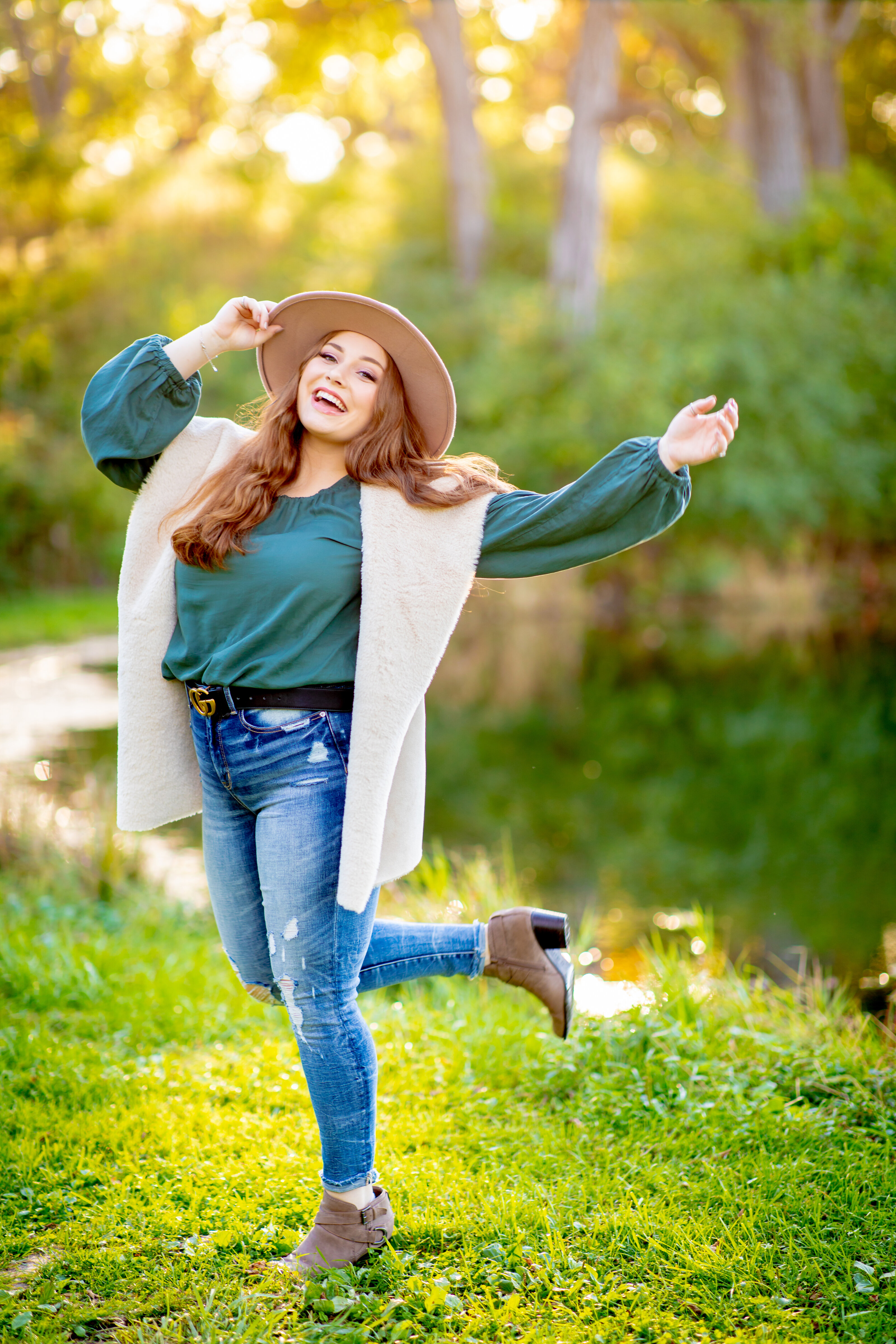 Senior portrait photography on Chicago North Shore